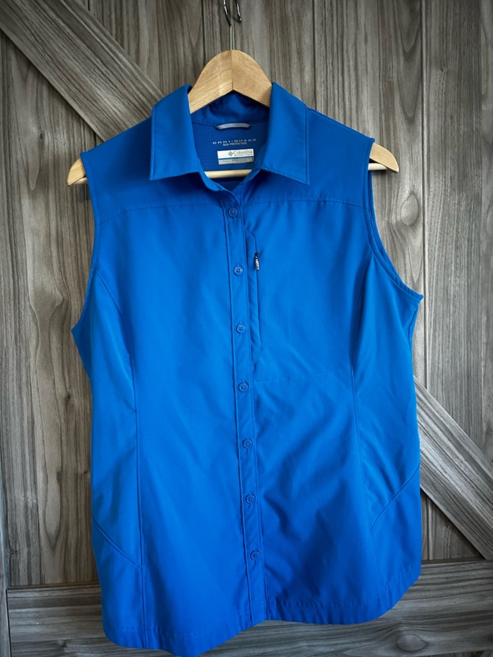 Columbia Women’s Silver Ridge™ II Sleeveless Shirt - UPF Bright Blue